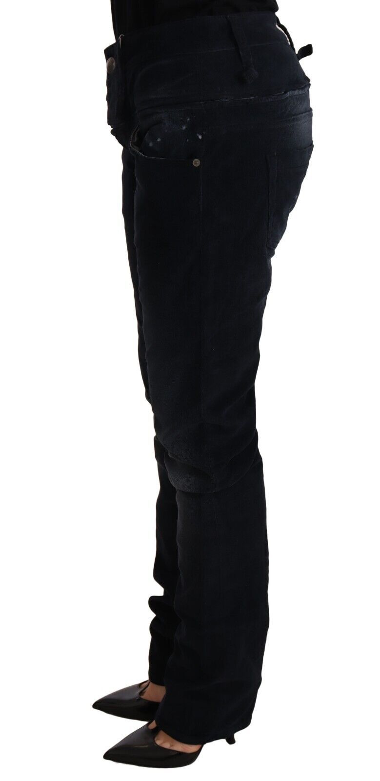 Acht Elegant Dark Blue Slim-Fit Denim