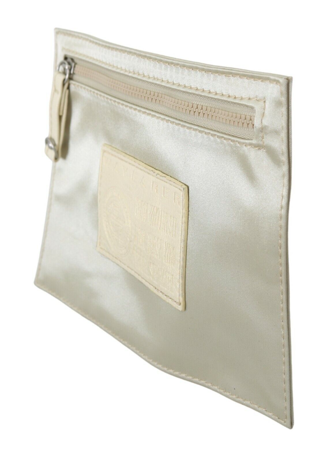 WAYFARER Elegant White Fabric Coin Wallet