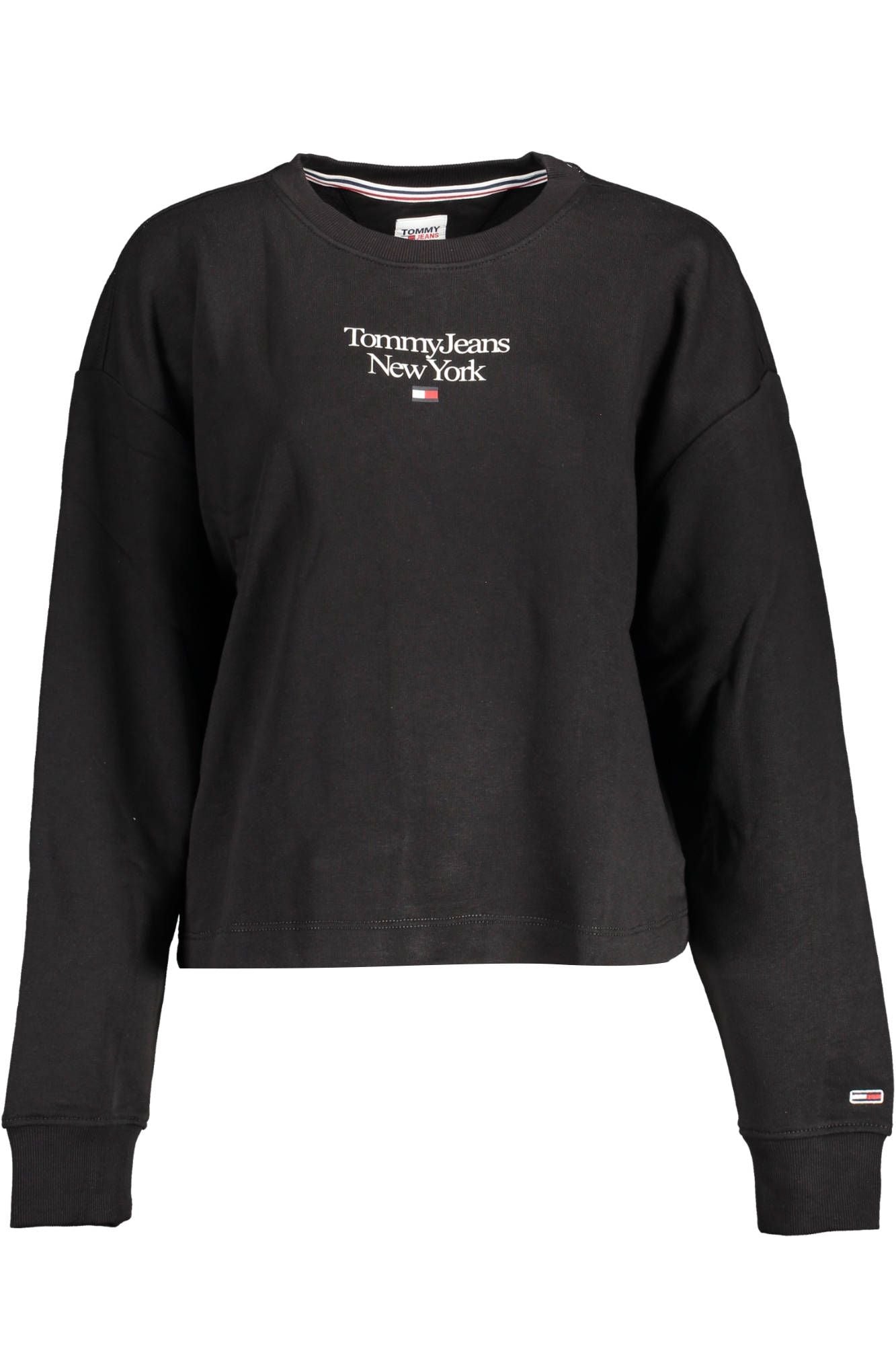 Tommy Hilfiger Black Cotton Women Sweater