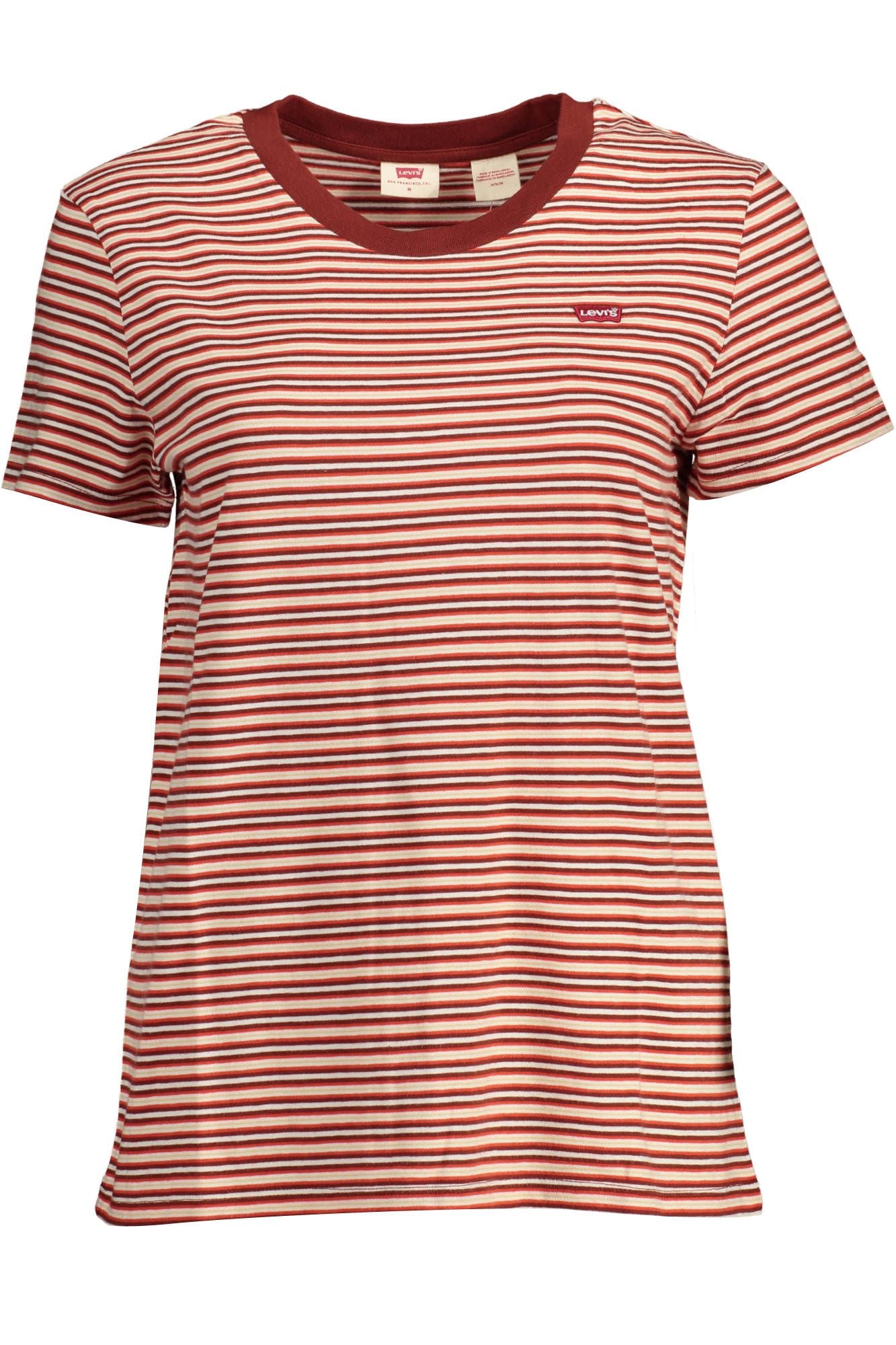 Levi's Red Cotton Women T-Shirt