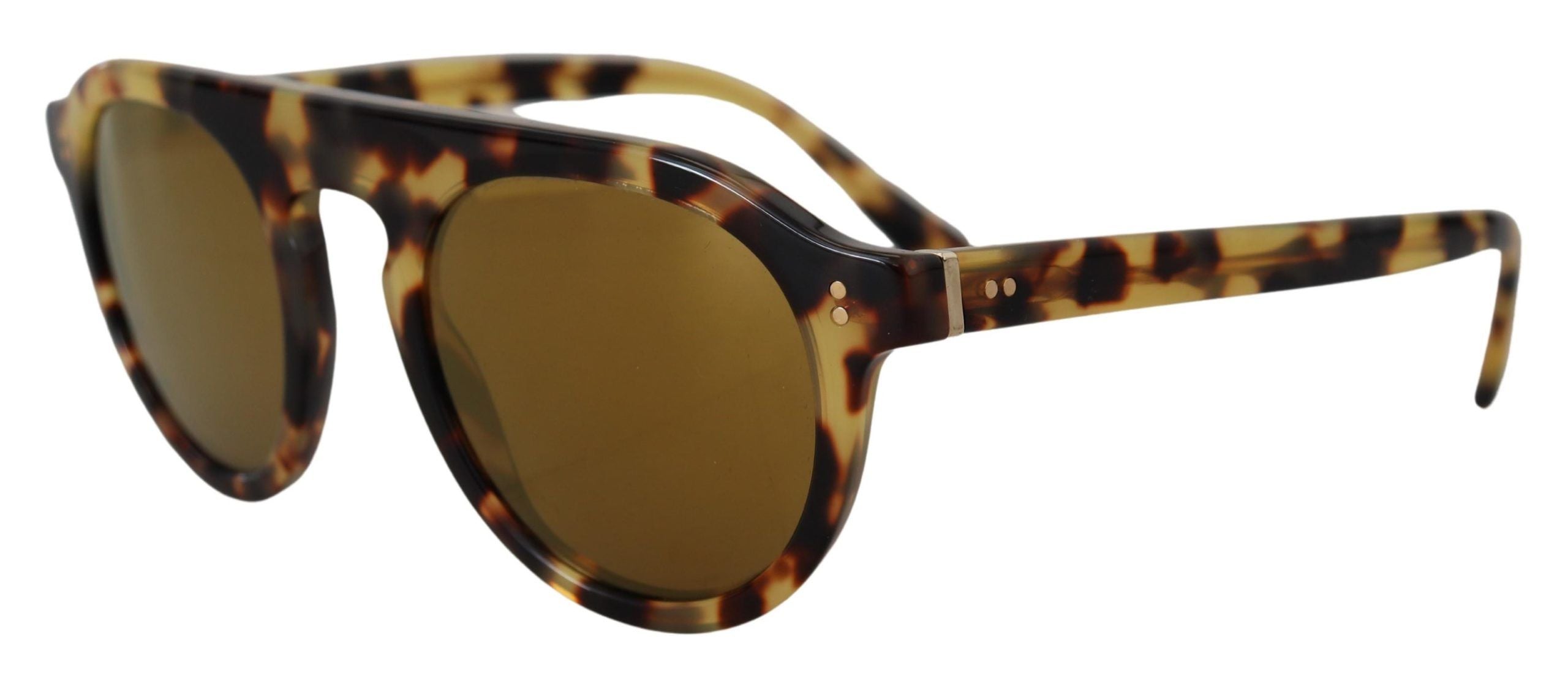 Dolce & Gabbana Chic Tortoiseshell Acetate Sunglasses