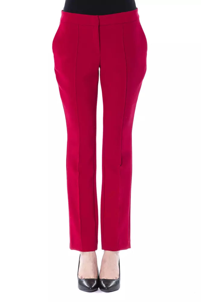 BYBLOS "Fuchsia Polyester Women Pant"