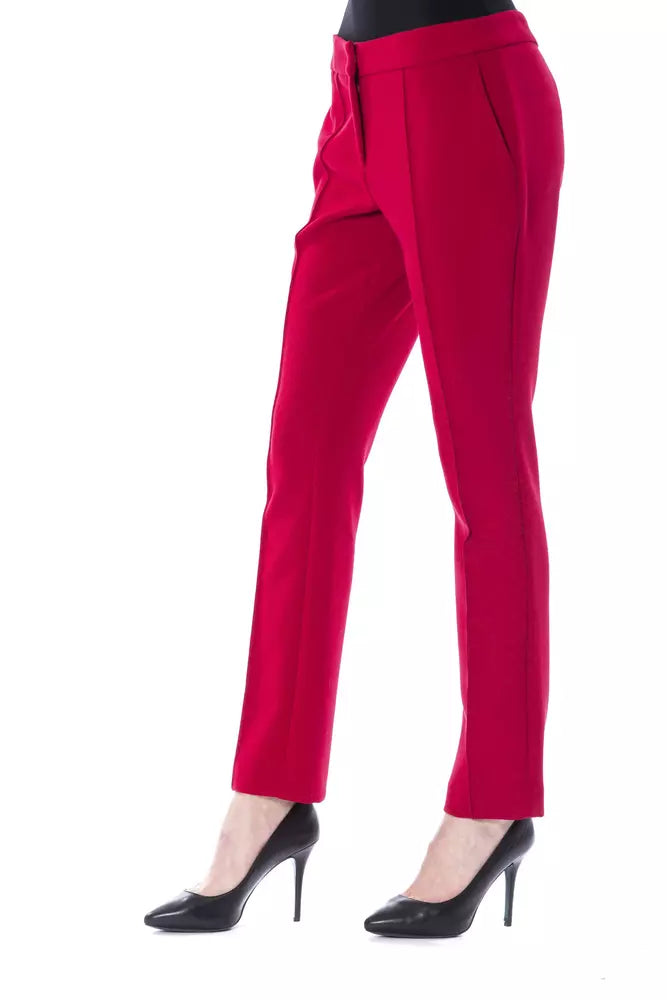 BYBLOS "Fuchsia Polyester Women Pant"