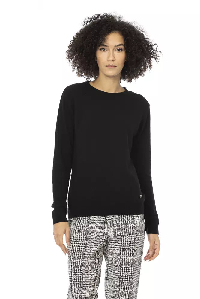 Baldinini Trend Black Wool Women Sweater