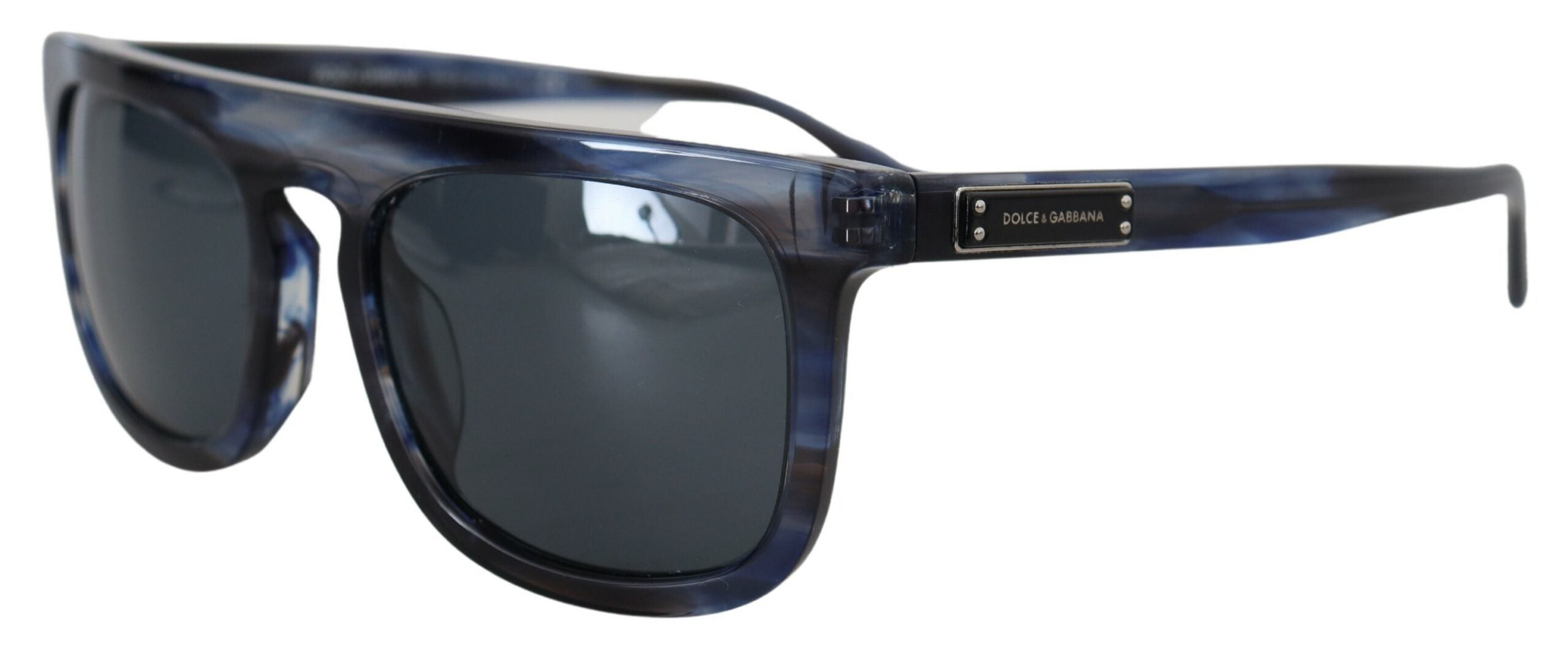 Dolce & Gabbana Elegant Blue Acetate Sunglasses for Women