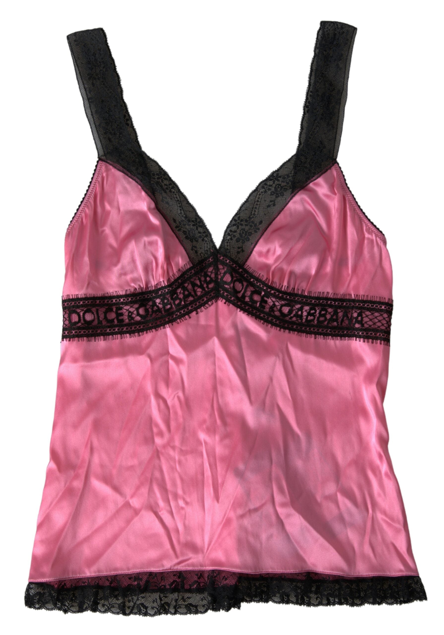 Dolce & Gabbana Silken Charm Pink Camisole