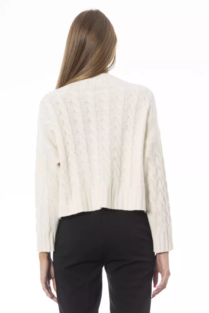 Baldinini Trend Beige Cashmere Women Sweater