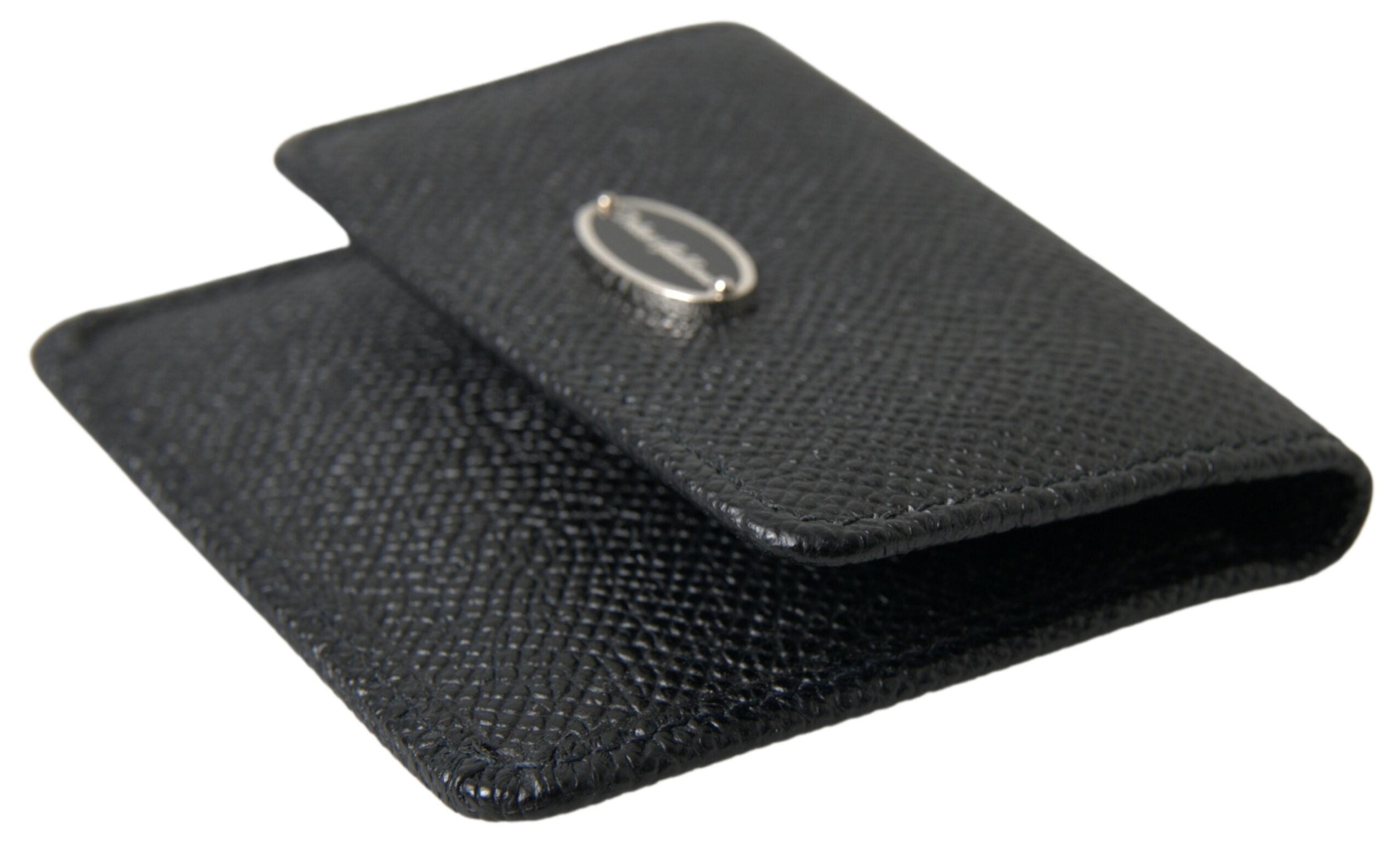 Dolce & Gabbana Elegant Leather Bifold Coin Purse Wallet