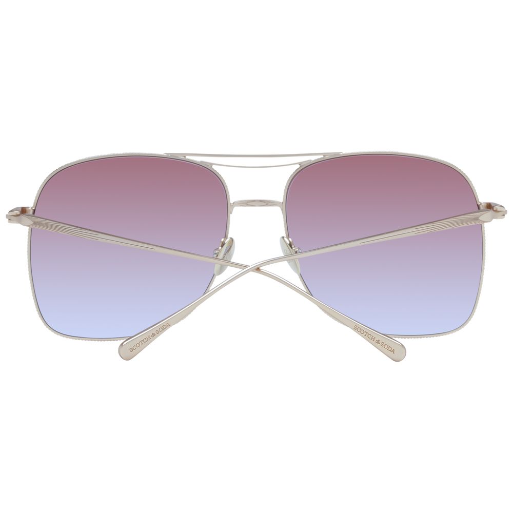 Scotch & Soda Gold Women Sunglasses