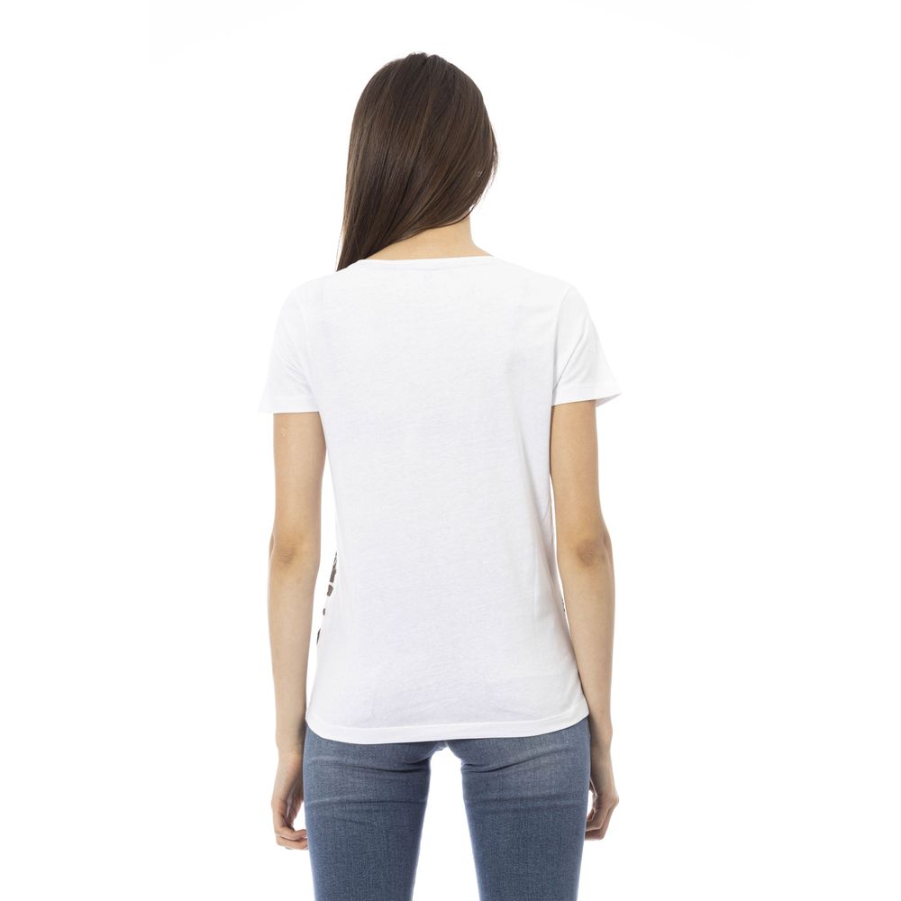 Trussardi Action White Cotton Women Top