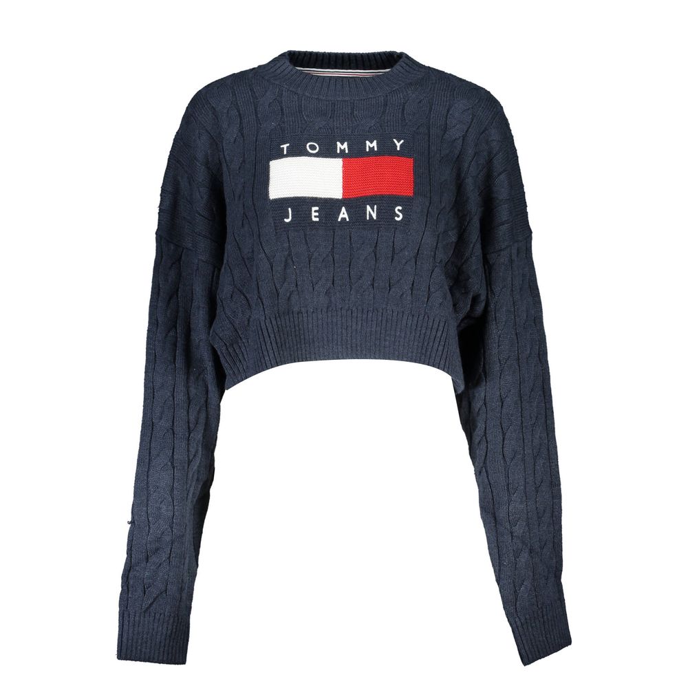 Tommy Hilfiger Blue Polyester Women Sweater