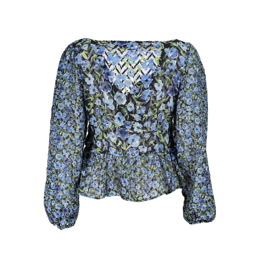 Desigual Blue Polyester Sweater