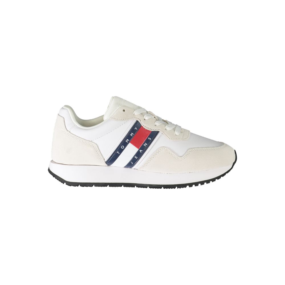 Tommy Hilfiger White Polyester Sneaker