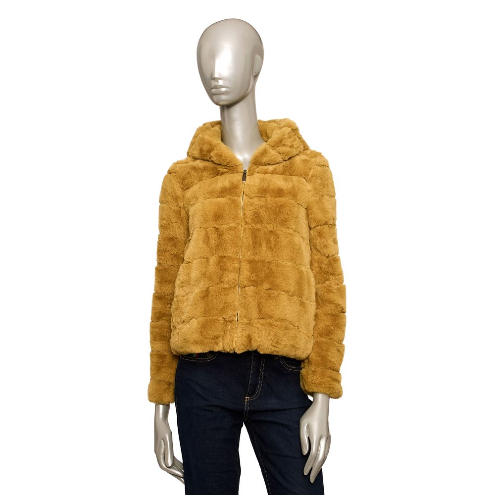 Baldinini Trend Yellow Polyester Women Jacket