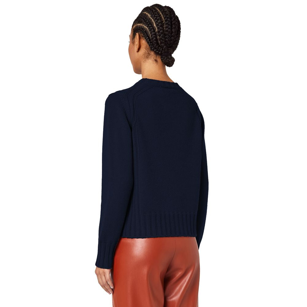 Alpha Studio Blue Cashmere Sweater