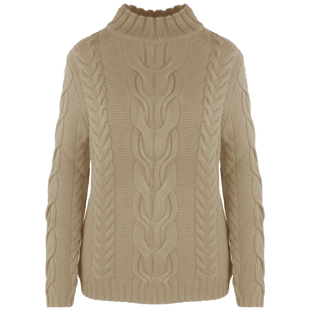 Malo Brown Wool Sweater