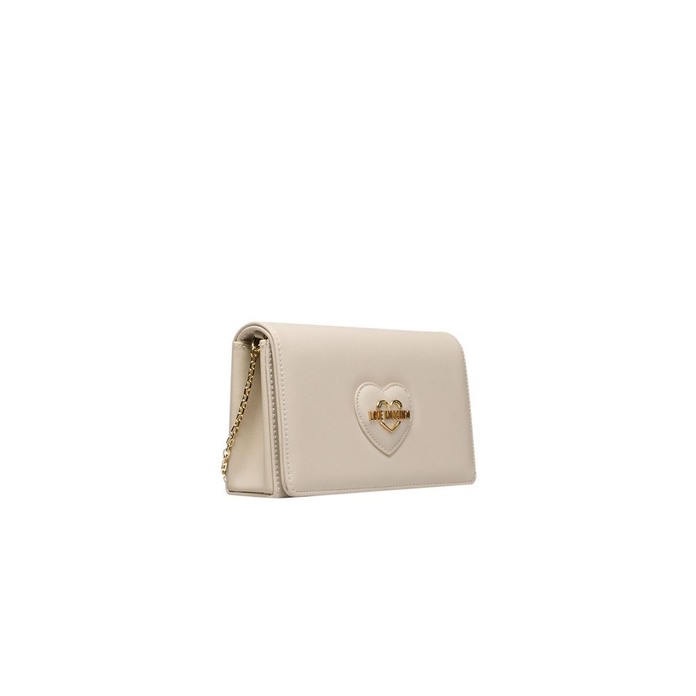 Love Moschino Beige Polyethylene Crossbody Bag