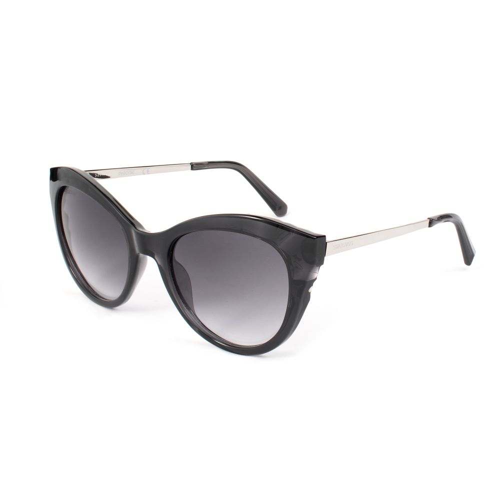 Swarovski Gray Plastic Sunglasses