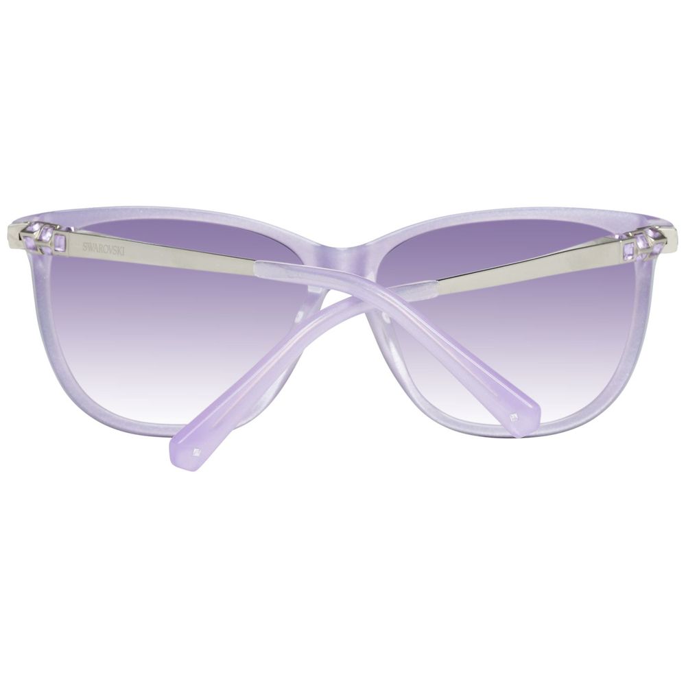 Swarovski Purple Plastic Sunglasses