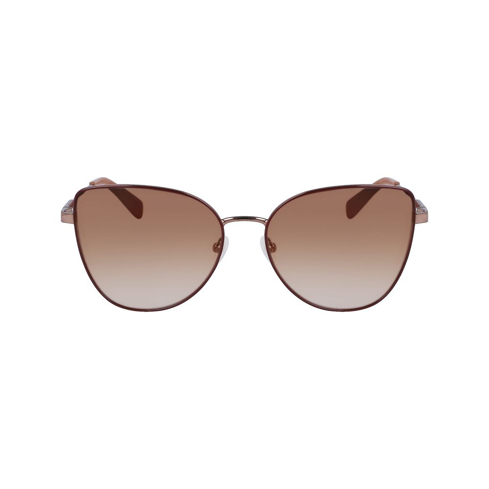 Longchamp Gold Metal Sunglasses